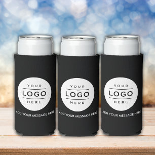 Custom Business Logo Promotional Seltzer Can Cooler
