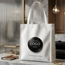 Custom Business Logo Promotional Shopper