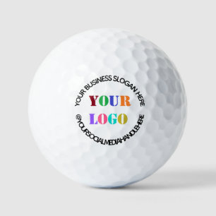 Custom Business Logo Promotional Social Media Name Golf Balls