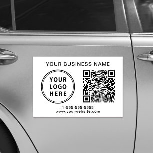 Custom Business Logo QR Code Car Magnet