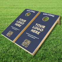 Custom Business Logo QR Code Company Event Bag &  Cornhole Set