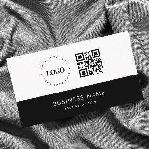 Custom Business Logo QR Code Company Professional Card