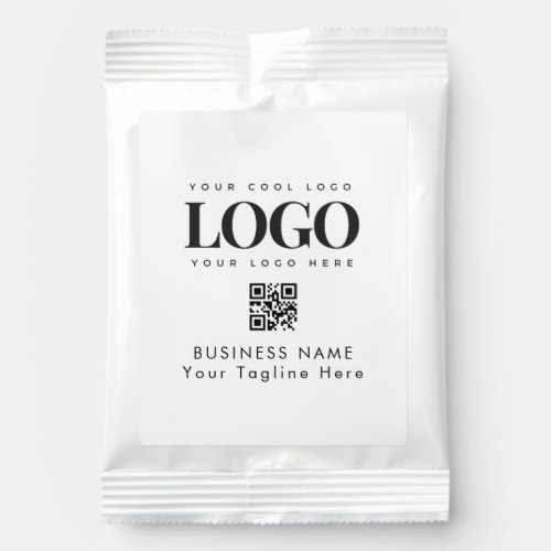 Custom Business Logo  Qr Code Corporate Minimal   Margarita Drink Mix
