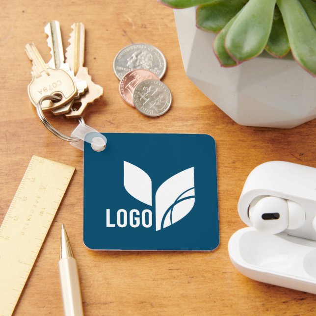 Custom Business Logo QR Code Marketing Keychain (Desk)