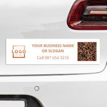 Custom Business Logo QR Code Promotional Corporate Bumper Sticker