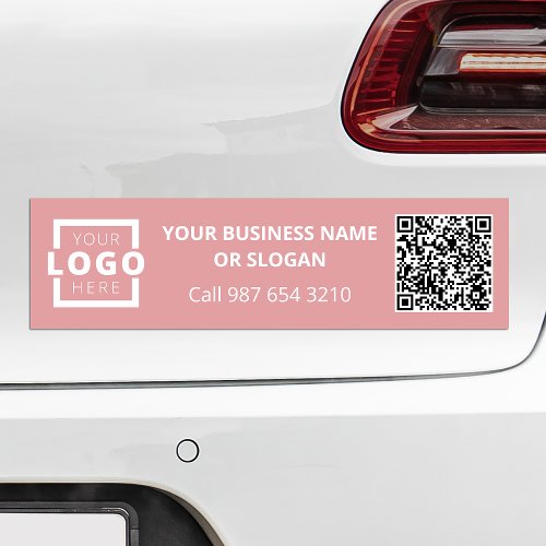 Custom Business Logo QR Code Promotional Corporate Bumper Sticker