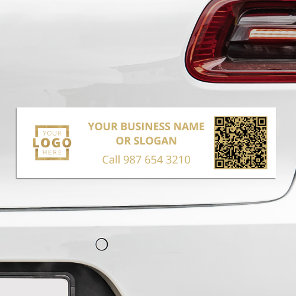 Custom Business Logo QR Code Promotional Corporate Bumper Sticker