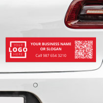 Custom Business Logo QR Code Promotional Corporate Bumper Sticker