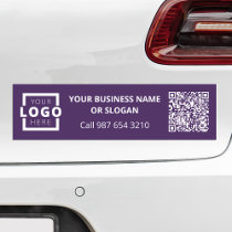 Custom Business Logo QR Code Promotional Corporate Bumper Sticker