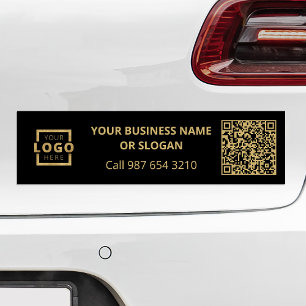 Custom Business Logo QR Code Promotional Corporate Bumper Sticker