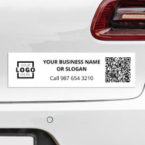 Custom Business Logo QR Code Promotional Corporate Bumper Sticker
