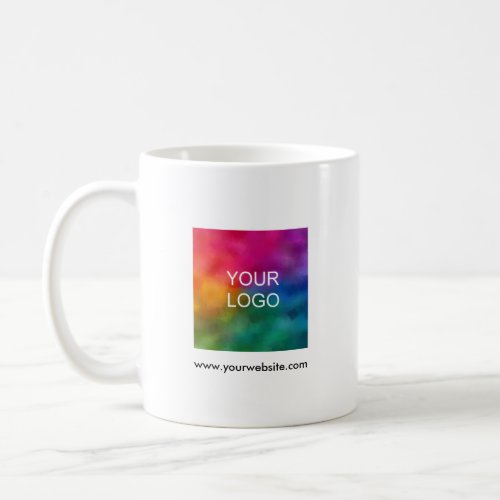 Custom Business Logo QR Code Scan Me Template Coffee Mug