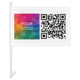 Custom Business Logo QR Code Text Boat Name Car Flag