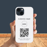 Custom Business Logo QR Code & Text Promotional  iPhone 13 Case<br><div class="desc">Promote your business with this cool iPhone case,  featuring custom logo,  QR code & text. Easily add your logo & other info by clicking on the "personalize" option.</div>