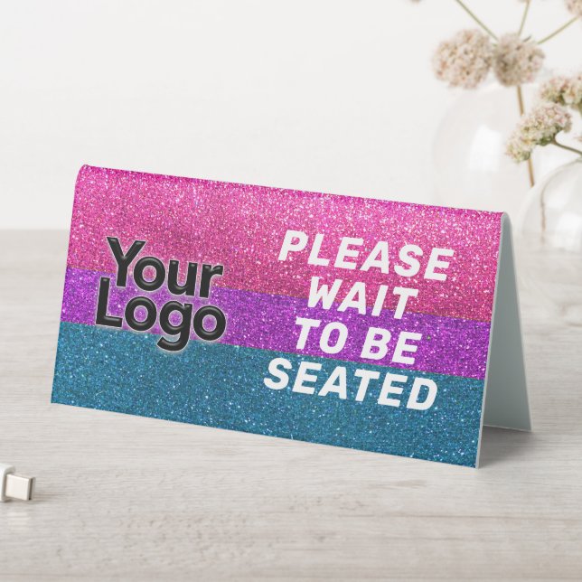 Custom Business Logo Restaurant Cafe Professional  Table Tent (In SItu (Table))