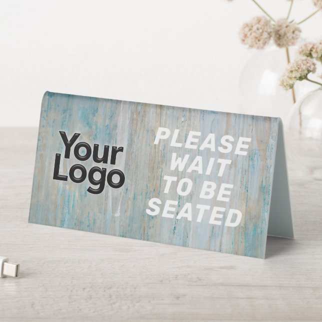 Custom Business Logo Restaurant Cafe Professional  Table Tent (In SItu (Table))