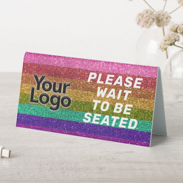 Custom Business Logo Restaurant Cafe Professional  Table Tent (In SItu (Table))