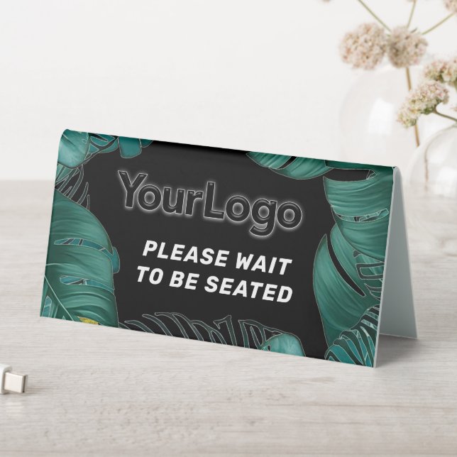 Custom Business Logo Restaurant Cafe Professional  Table Tent (In SItu (Table))