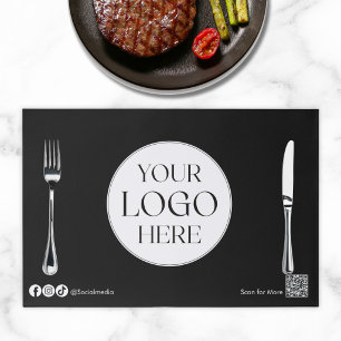Custom Business Logo Restaurant Paper Placemat