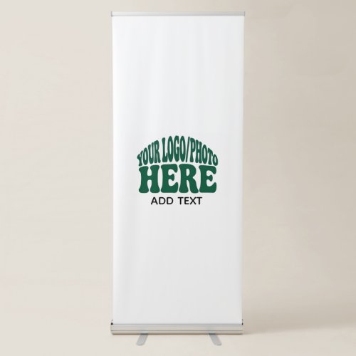 Custom Business Logo Retractable Banner