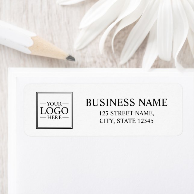 Custom Business Logo Return Address Label (Insitu)