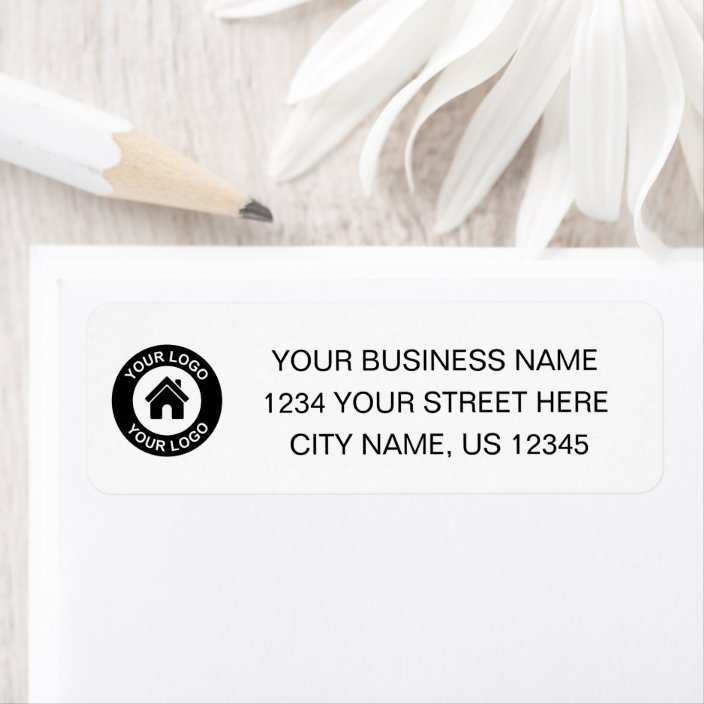 Custom Business Logo Return Address Labels