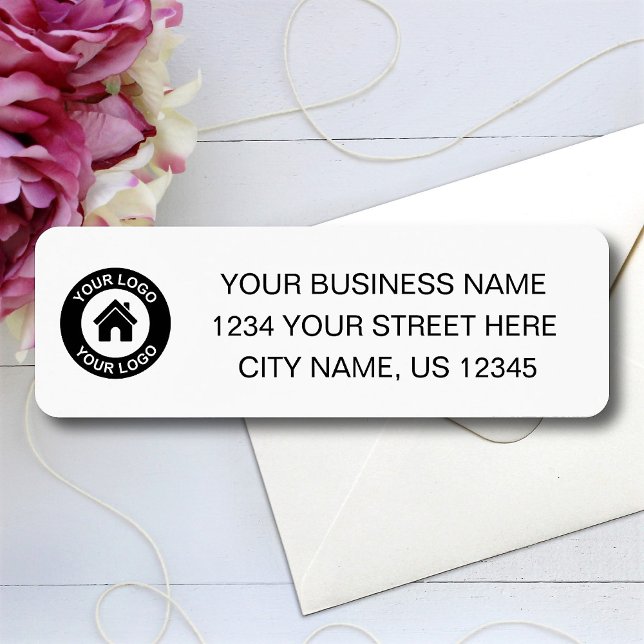 Custom Business Logo Return Address Labels (Creator Uploaded)