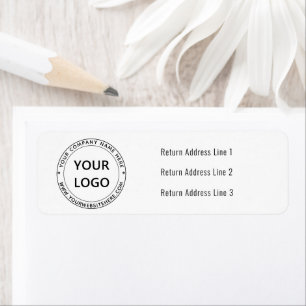 Custom Business Logo Return Address Labels