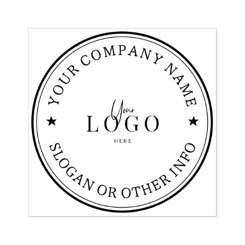Custom Business Logo rubber stamp