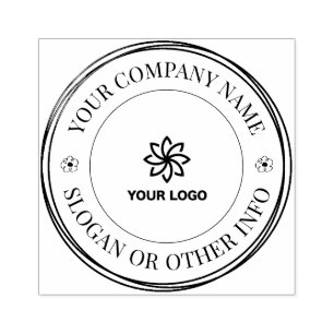 Custom Business Logo rubber stamp