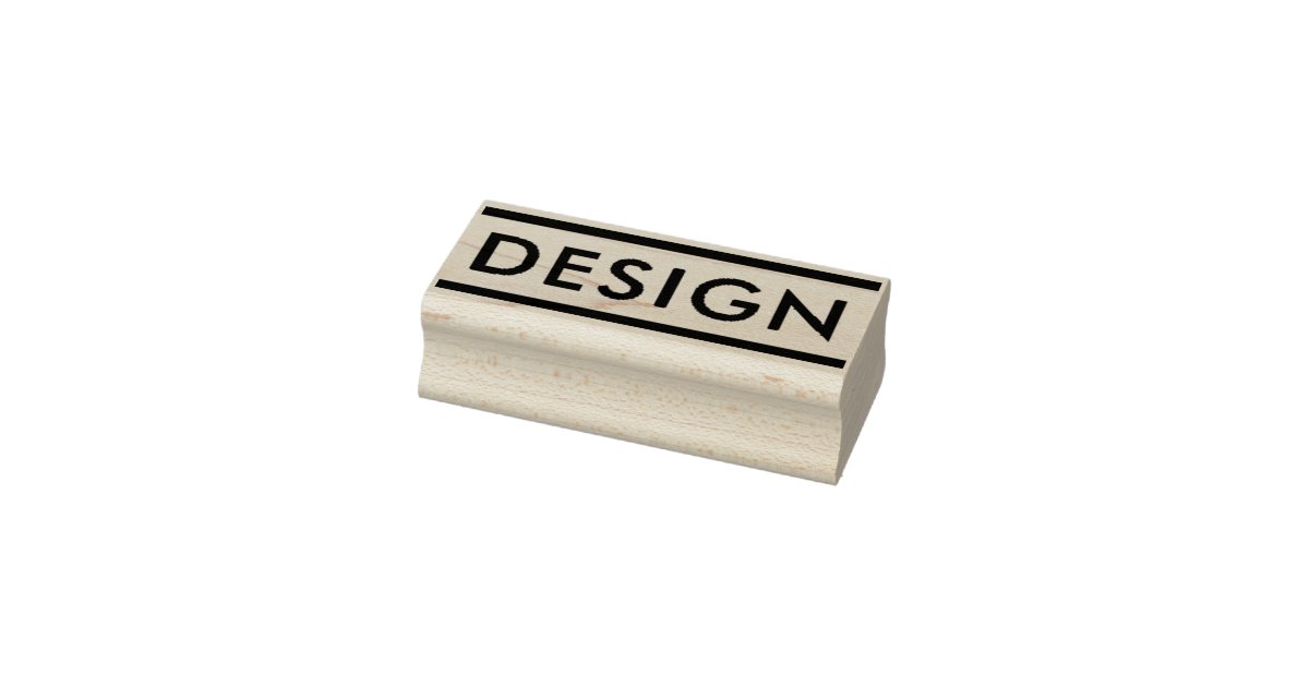 Create your own Custom Business Logo Rubber Stamp | Zazzle