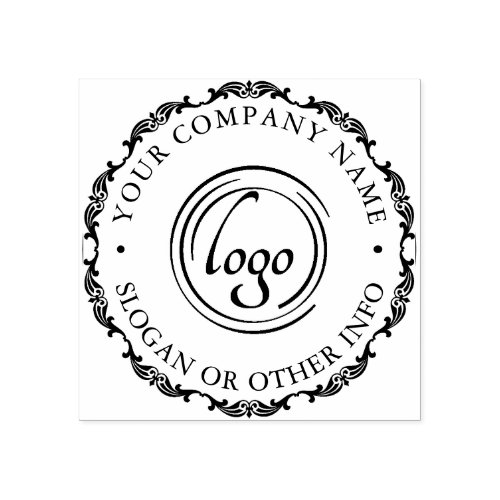Custom Business Logo  Rubber Stamp