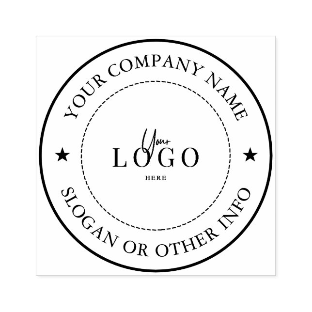Custom Business Logo Rubber Stamp (Imprint)