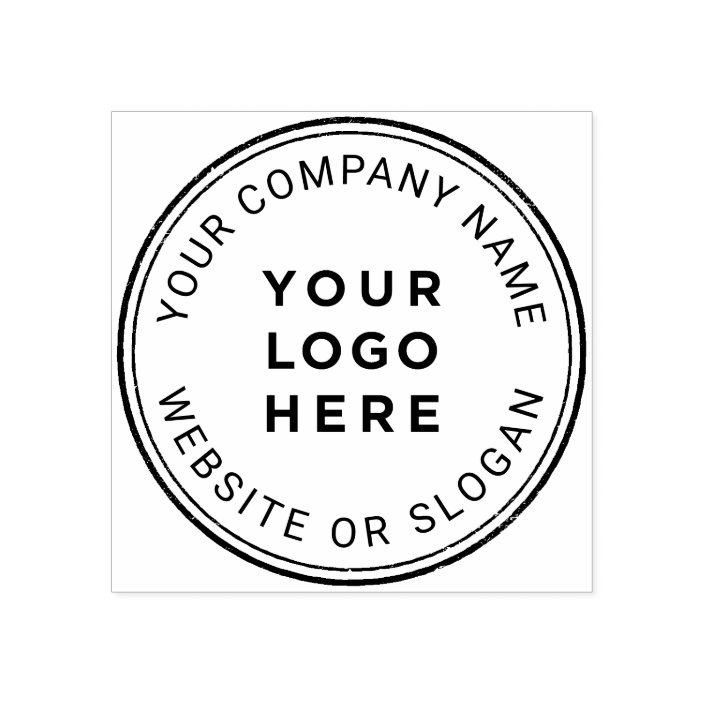 Custom Business Logo Rubber Stamp 