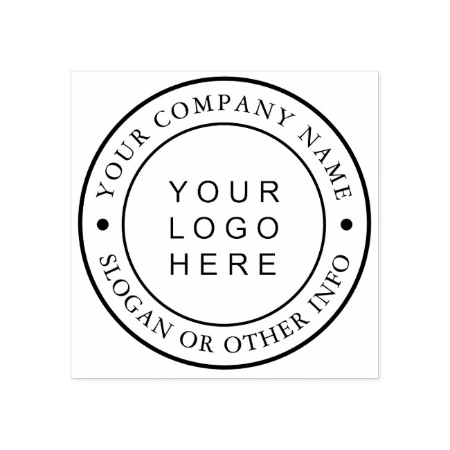 Custom Business Logo Rubber Stamp