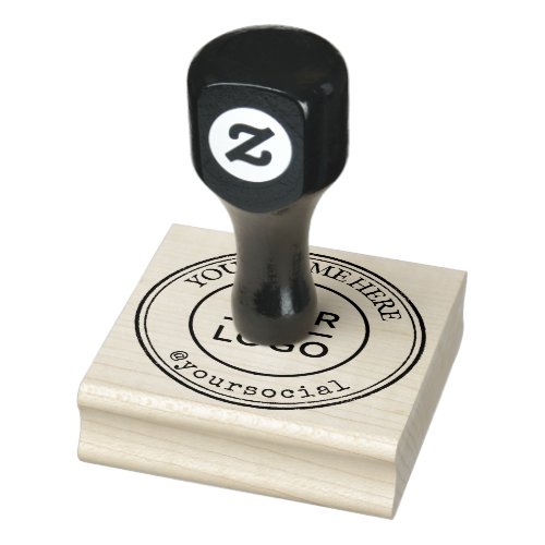 Custom Business Logo Rubber Stamp