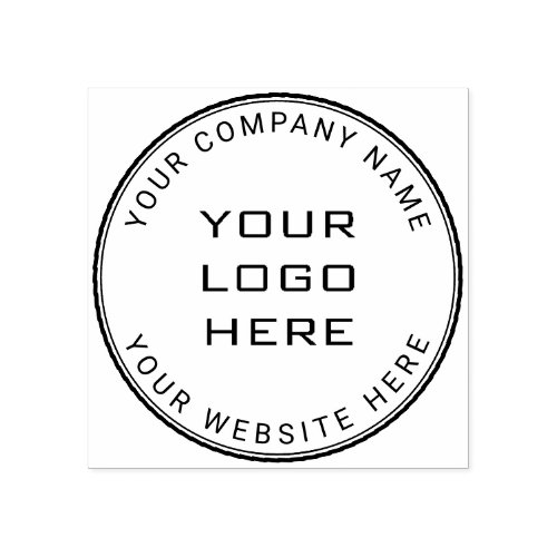 Custom Business Logo Rubber Stamp