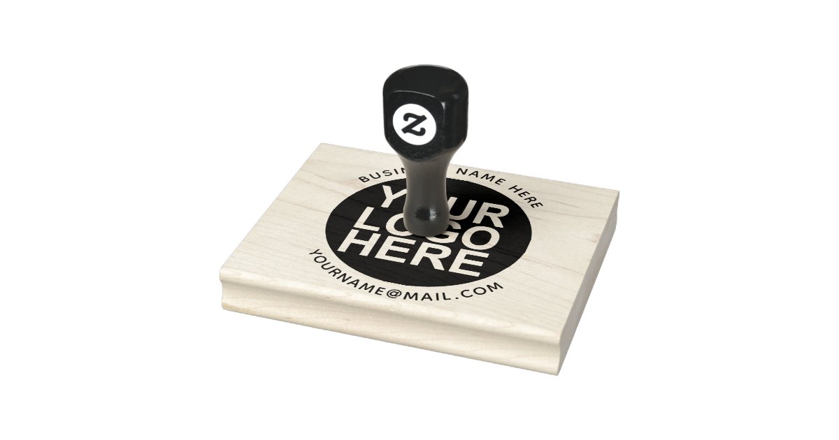 Create your own Custom Business Logo Rubber Stamp