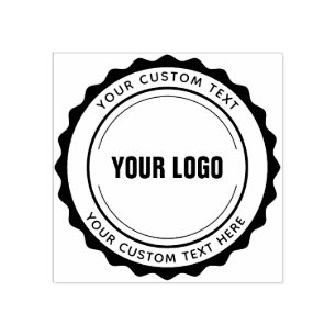 Custom Business Logo Rubber Stamp