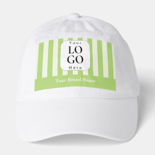 Custom Business Logo Sage Green Baseball Cap