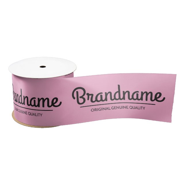 Custom Business Logo Satin Ribbon (Spool)