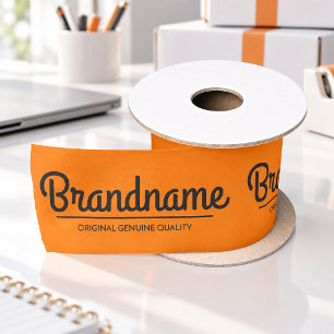 Custom Business Logo Satin Ribbon