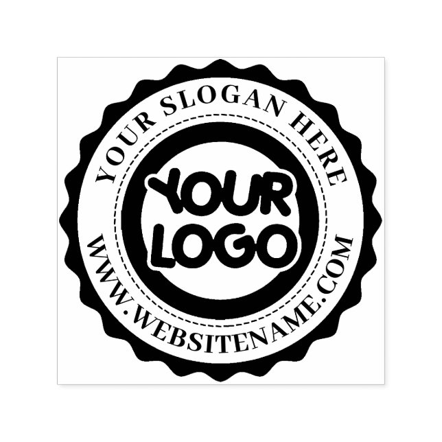 Custom Business Logo Self-inking Stamp (Design)
