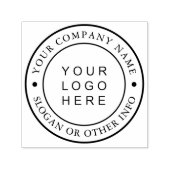 Custom Business Logo Self-inking Stamp | Zazzle