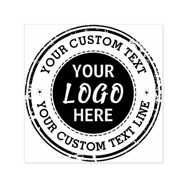 Custom Business Logo Self-inking Stamp (Design)