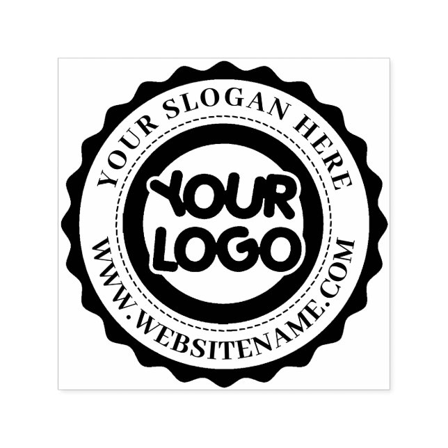 Custom Business Logo Self-inking Stamp (Design)