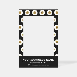 Custom Business Logo Selfie Frame   Branded Photo 