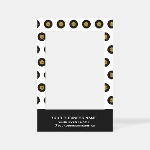 Custom Business Logo Selfie Frame   Branded Photo 
