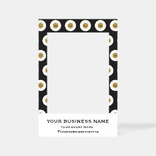 Custom Business Logo Selfie Frame Branded Photo