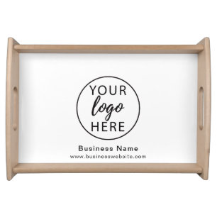 Custom Business Logo Serving Tray 